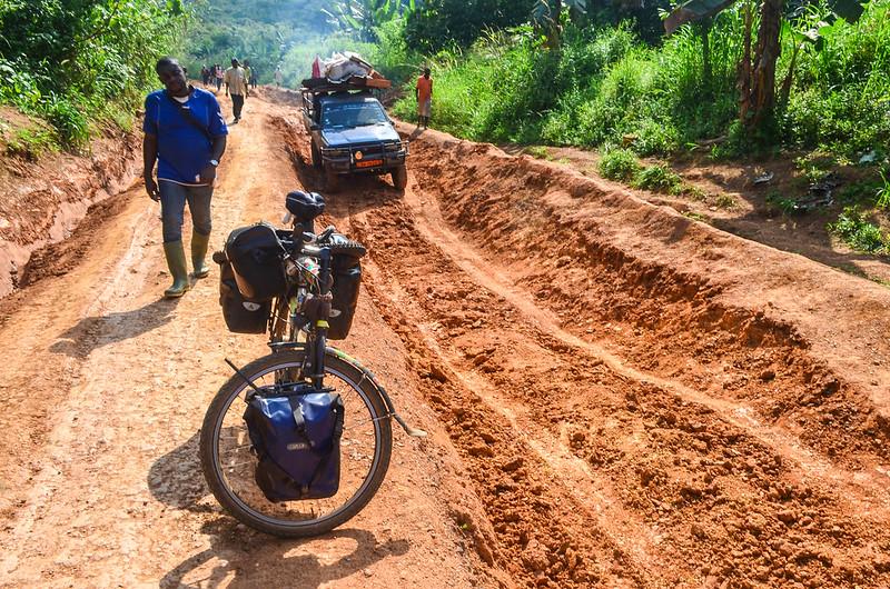 Bad road quality in Cameroon
